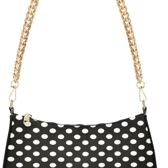 Women's Polyester Handbag with Chain Strap Crossbody Tote Fashionable - Picture 1 of 7